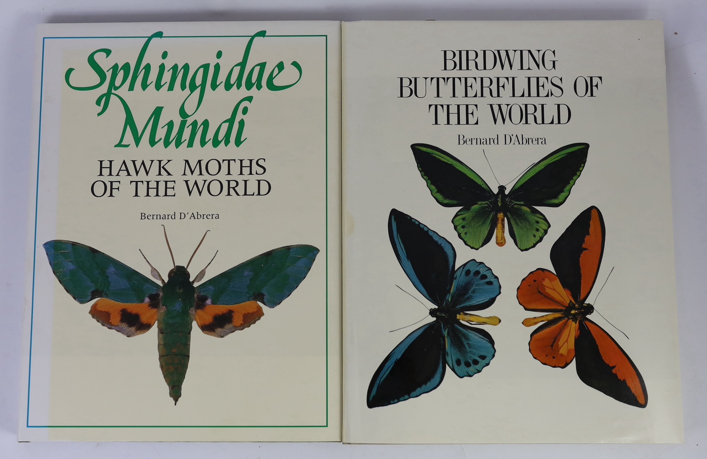 D’Abrera, Bernard F.R.E.S - 7 works - Butterflies of the Neotropical Region, in 4 vols, parts 1-4, folio, cloth in d/j’s, Hill House/Lansdowne Ptess, Melbourne, 1981-87; Birdwing Butterflies of the World, with d/j, in sl